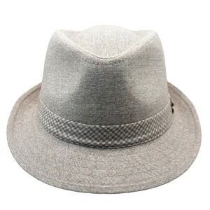Stetson Khaki Cotton Fedora Hat Unisex Size Medium STC372-KAKI Preppy Street